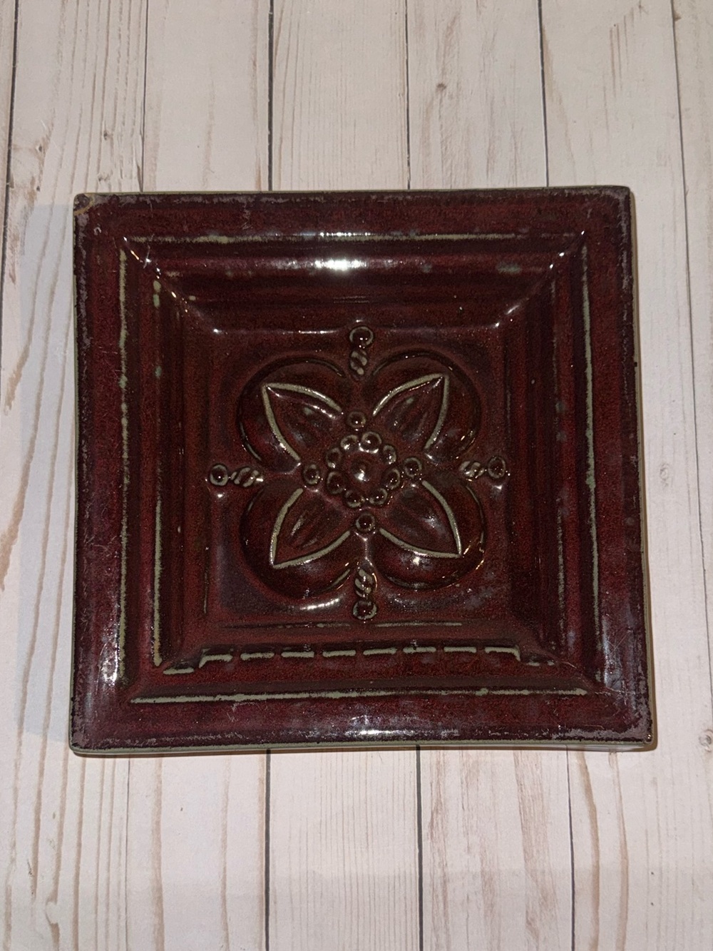 Vintage ceramic wall hanging